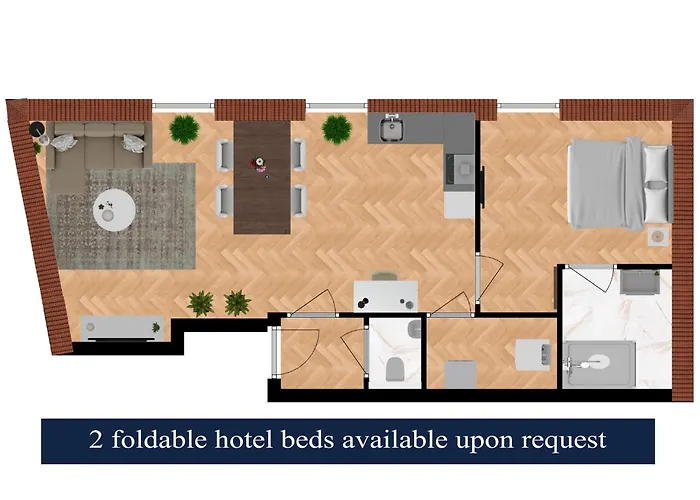 Unique Penthouse Near Center And Park Apartment